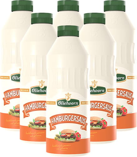 Oliehoorn - Hamburgersaus - 6x 900ml