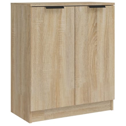 vidaXL - Dressoirs - 2 - st - 60x30x70 - cm - bewerkt - hout - sonoma - eikenkleurig