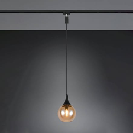 Trio Lighting Spoor-hanglamp LUMINA voor DUOline, amberkleurig