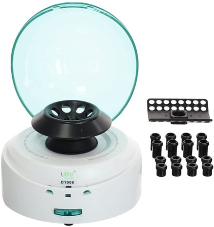 Mini Centrifuge - Laboratorium Apparaat - Monster Scheiding - Stille Werking - 7000 RPM - Wit