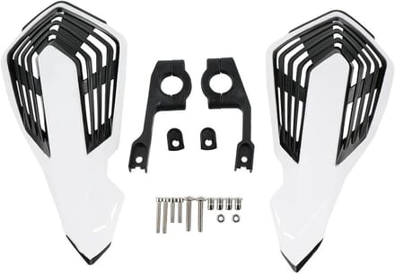 Motor Handkappen - Stuur Beschermers - Bescherming Rijder - Universele Montage - 7/8" - Wit