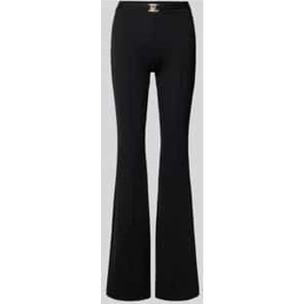 Bootcut pantalon met riem