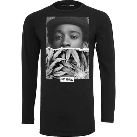 T-shirt Mister Tee wiz khalifa half face longleeve