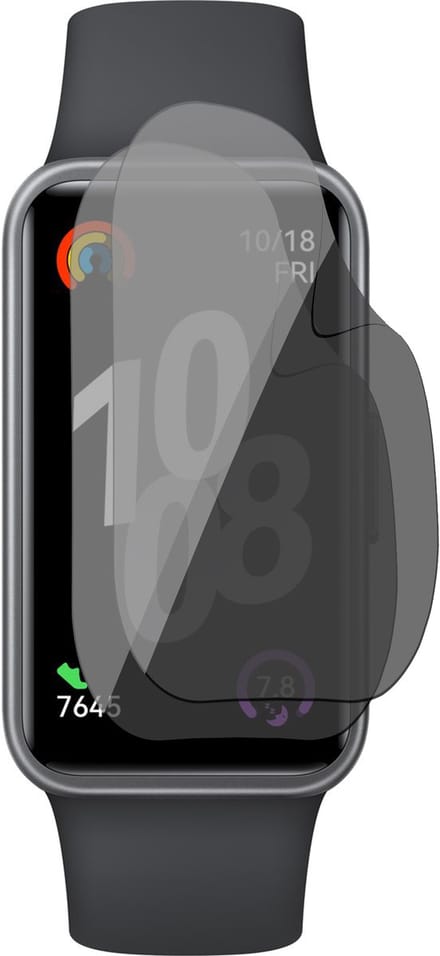 Privacy Screenprotector geschikt voor Huawei Band 10 - 2x FlexGuard Screen Protector