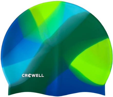 Crowell Badmuts Zwem Siliconen Multi Flame Groen-Blauw kol.20
