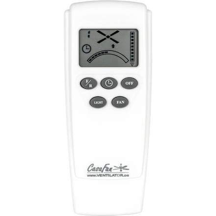 CasaFan Plafondventilator Eco Regento, chroom, hout, DC-motor, Ø 140 cm