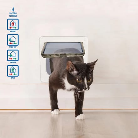 Kattenluik met tunnel Duvoplus