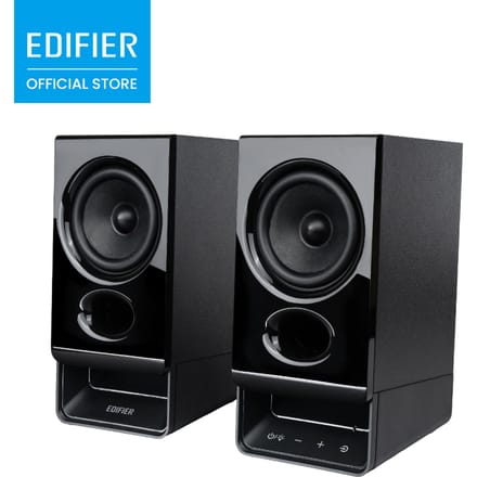 Edifier R20BT Computerluidsprekers 2,75 inch full-range drivers Bluetooth 6.0 Aanraakbediening AUX USB-C-ingangen Omgevingslicht APP