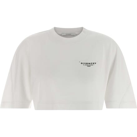 Givenchy Witte Katoenen T-Shirt