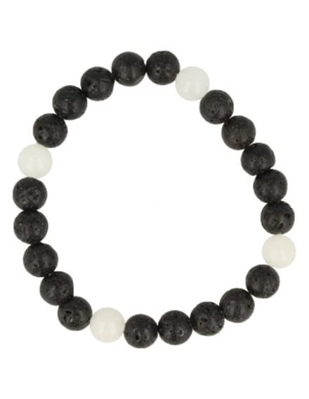 Windroos armband Jade wit