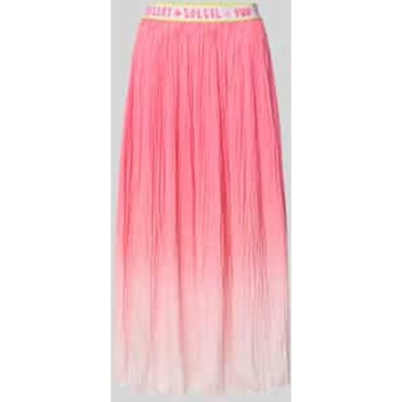 midirok in kreuklook met elastische band