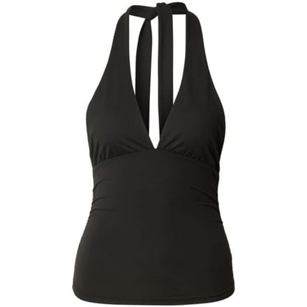 Urban Classics Ladies Polyamide Jersey Neckholder Top Dames Halternecks - zwart - XL