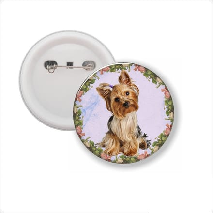 Button Met Speld - Hond