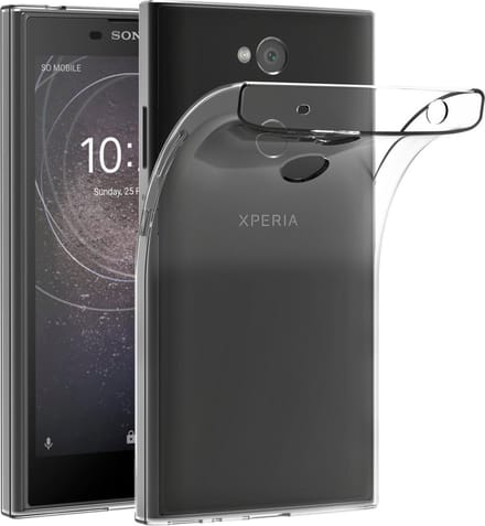 Hoesje voor Sony Xperia L2 backcover Shockproof siliconen Transparant
