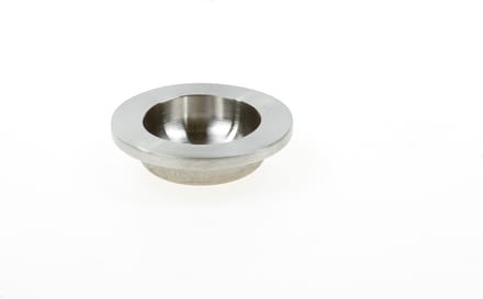 Oxloc Schuifdeurkom rond 50mm bl.rvs