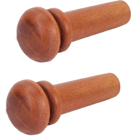 2 stuks hoogwaardige jujubehouten vioolstaartpen muziekinstrumentaccessoires(Type B) brown