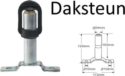 Daksteun Horizontaal