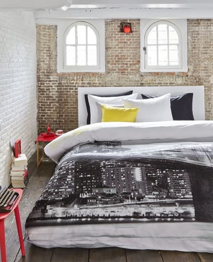 Beddinghouse Downtown Dekbedovertrek - Lits-jumeaux - 240x200/220 cm - Zwart