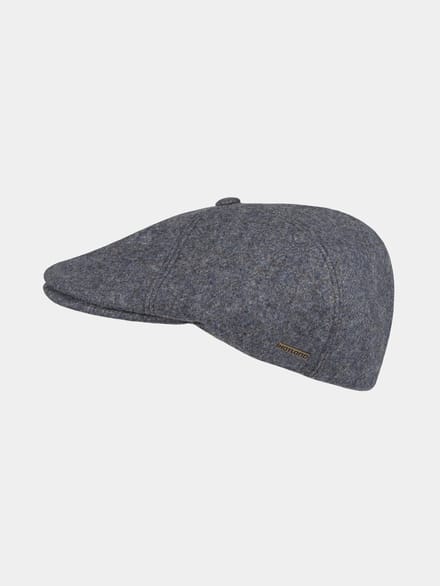 Cassius - Wollen flatcap - Blauw