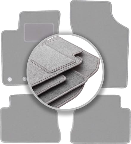 Automatten asgrijs voor: Hyundai Getz hatchback (2002-2010)