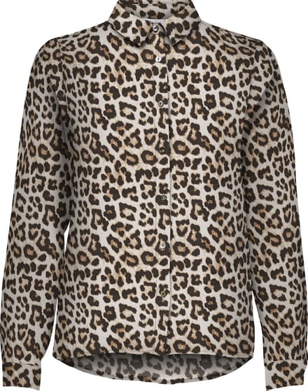 ONLALMA LIFE POLY L/S PANTERPRINT SHIRT AOP