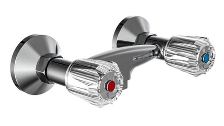 SCHÜTTE Savino Douchekraan - Mengkraan - 150 mm Hartafstand - Chroom