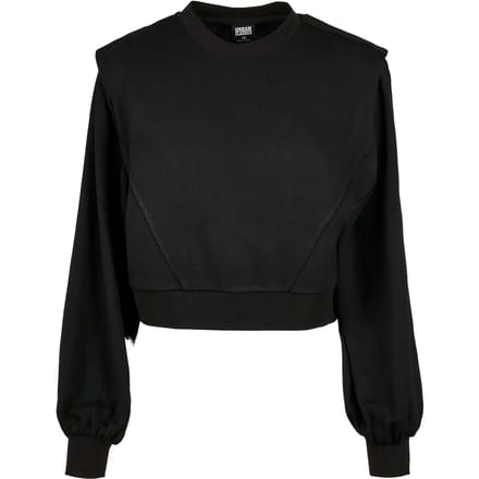 Sweatshirt ronde hals vrouw Urban Classics ded shoulder modal terry (Grandes tailles)