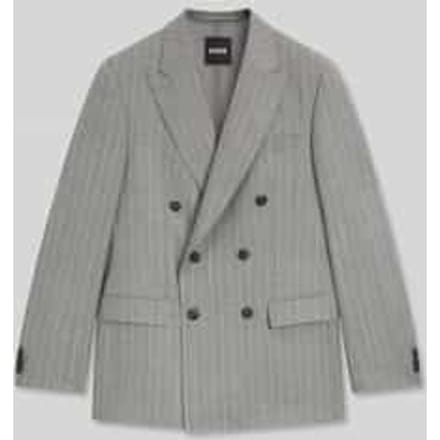 Regular fit colbert van zuivere scheerwol