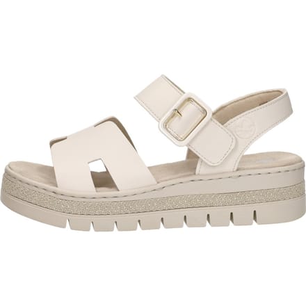 Rieker Sandalen Plat Sandalen Plat - taupe - Maat 40