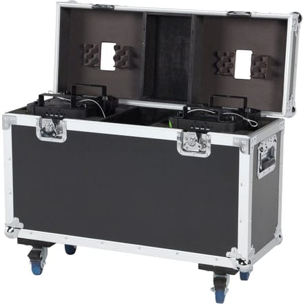 DAP Audio Flightcase voor 2 Indigo 150 MKII, 2 Phantom 25 LED of 2 Phantom 50 LED Moving Heads