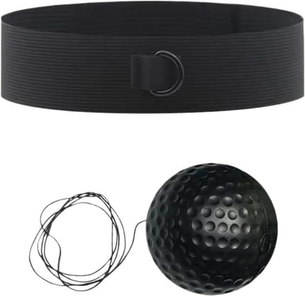 Bokszak Snelheid Bal - Reactie Bal - Hand Oog Training - Stevige Duurzame Materialen - Compact Ontwerp - Zwart