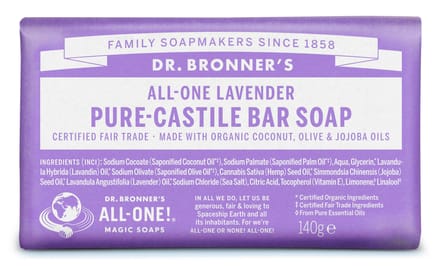 Dr. Bronner’s Dr. Bronner&rsquo;s Magic Bar Soap Lavender 140 g