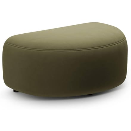 Hocker Kate halfrond velvet | Micadoni