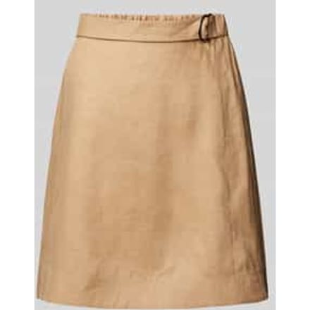 Linnen rok met riem, model 'SCOGLIO'