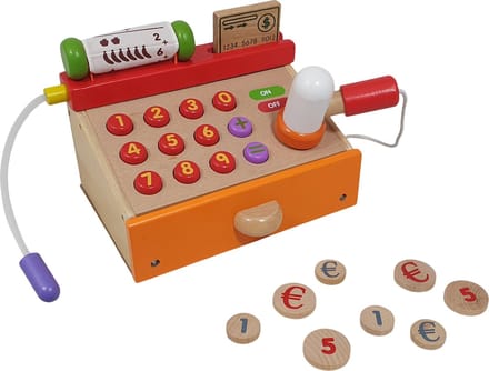 Playwood Kassa Met Scanner Oranje