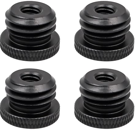 Dailygoods - Set van 2 Schroefadapters voor Statief en Microfoonstandaard