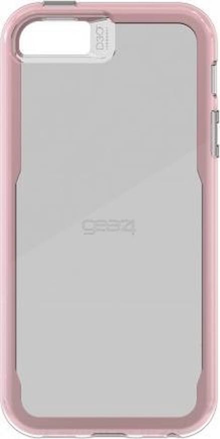 Gear4 Black D3O JumpSuit Tone Backcover - Geschikt voor Apple iPhone 5 / 5S - Roze/Transparant