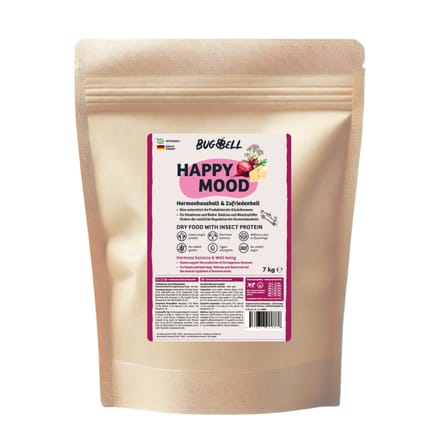 Voordeelpakket: 4x7kg BugBell Happy Mood droogvoer voor honden
