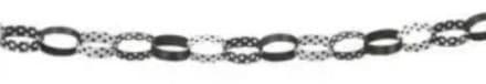 guirlande style- zwart-wit (1.52m)
