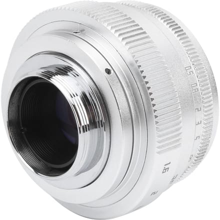 35mm F1.6 C-Mount Groot Diafragma Handmatige Vaste Focus Portret Camera Lens Accessoirezilver zilver
