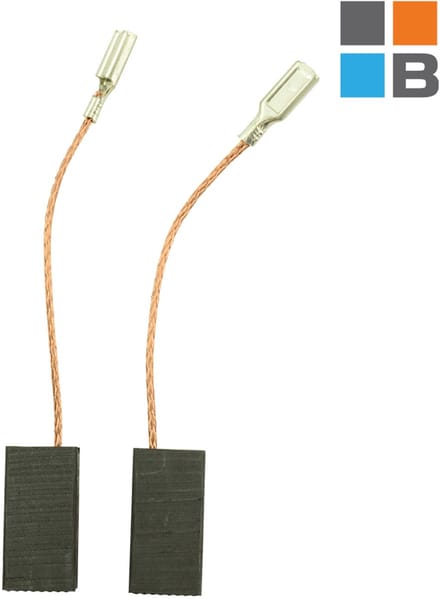 Koolborstels voor Parkside PWS 125 l9 - 5,7 x 8,7 x 16,50mm