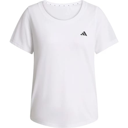 Adidas Performance Workout Essentials T-Shirt Met Lage Halslijn - Dames - Wit