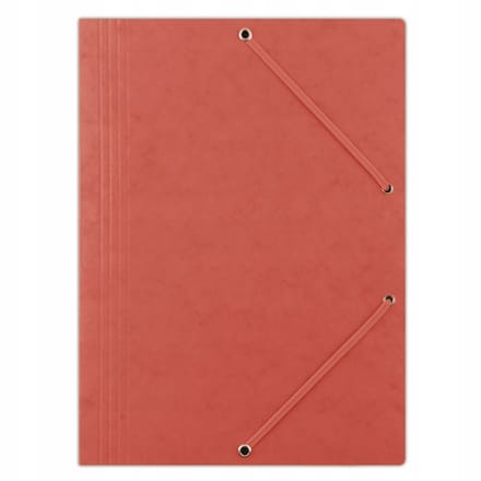 Donau Rode A4 Map met Elastiek - 390g/m² Gecoat Karton