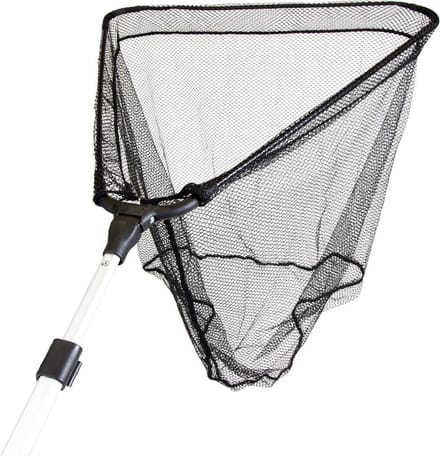 X2 Telescoop Schepnet - 60x60 cm - 250 cm - Visnet - Aluminium - Vijver Schepnet - Zwembad Schepnet - Opklapbaar - Uitschuifbaar