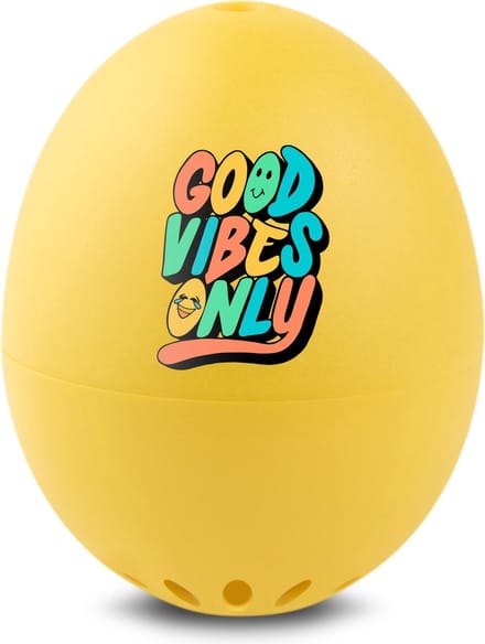 Brainstream PiepEi - Eierwekker - Eierkoker - Good Vibes Only - Leuk voor bij het ontbijt - Kerstontbijt - Kerstcadeau