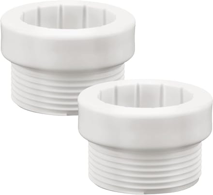 2 Stuks Adapter voor Zwembadparaplu Stabilisator Hulzen met Schroefdraad