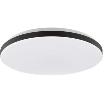 Brilliant Livio - Plafondlamp - LED 24W - 2500lm - 3000K - Bewegingssensor - Zwart