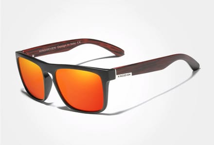 Kingseven zonnebril - UV400 - Gepolariseerd - Zwart - Redstar - Z751