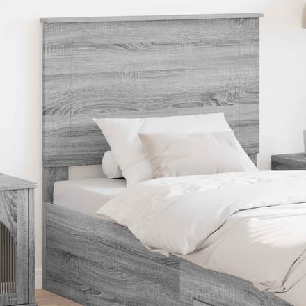 vidaXL - Hoofdbord - Grijze - Sonoma - 100 - cm - Geconstrueerd - hout