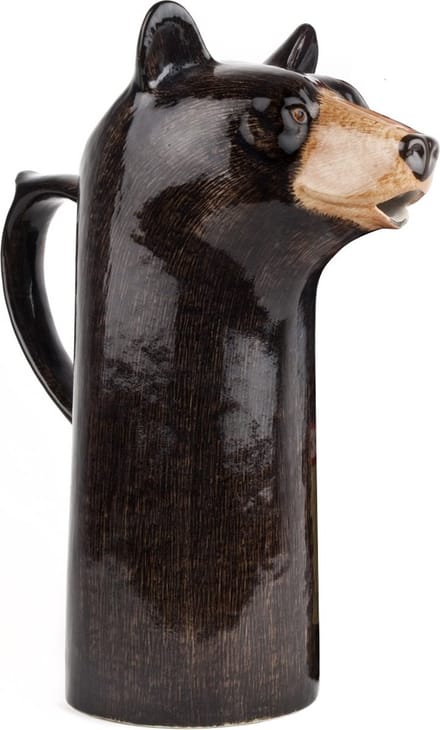 Quail wijn- en waterkan Zwarte Beer